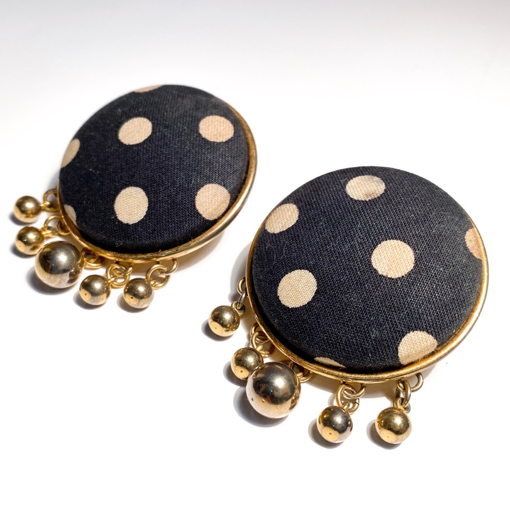 Vintage Natasha Stambouli Large Earrings - Picture 6 of 15
